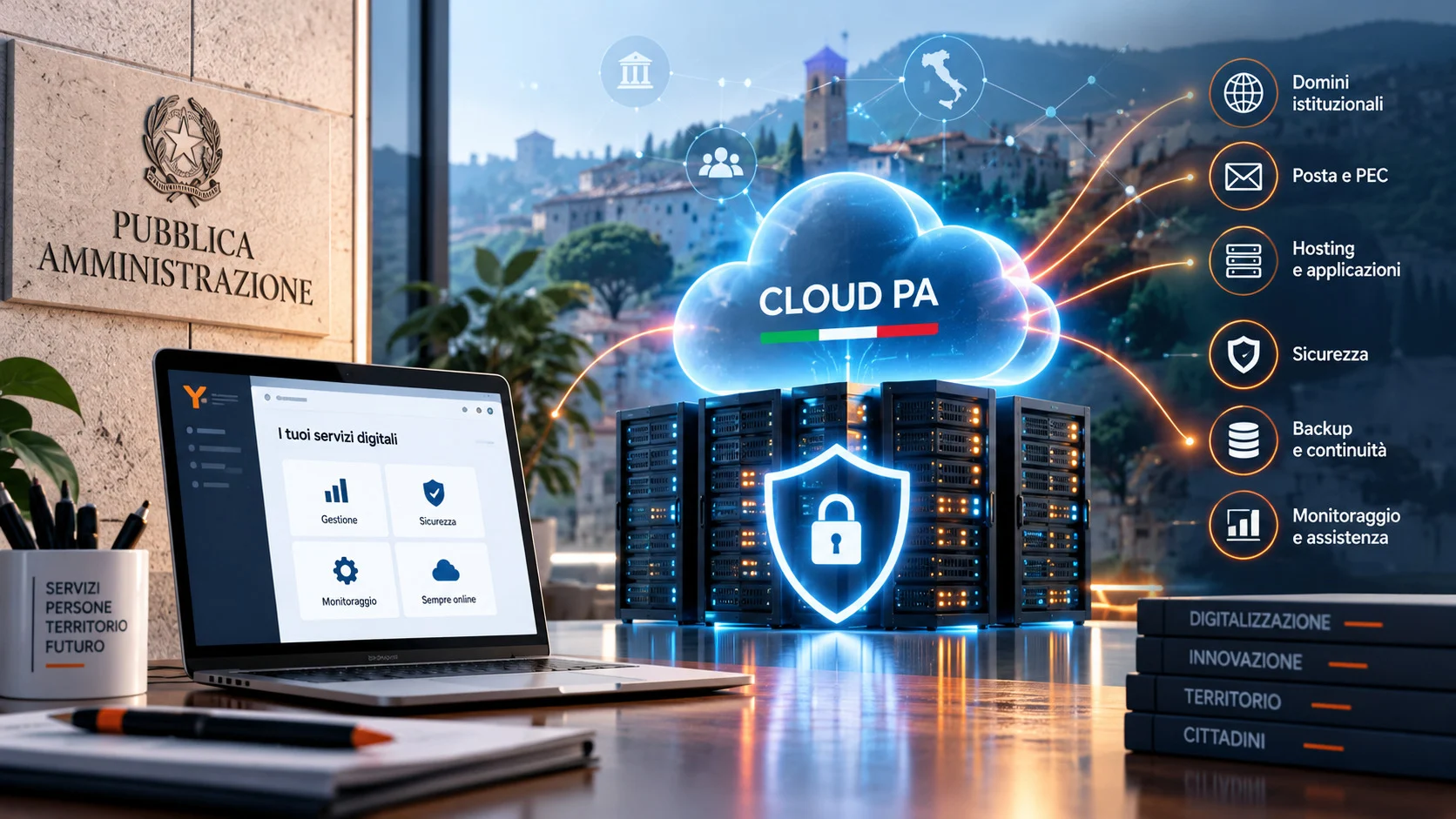 Hosting qualificato, domini e posta istituzionale