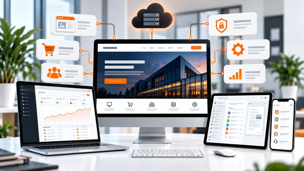 Il sito può diventare parte dell'ecosistema digitale della tua azienda.