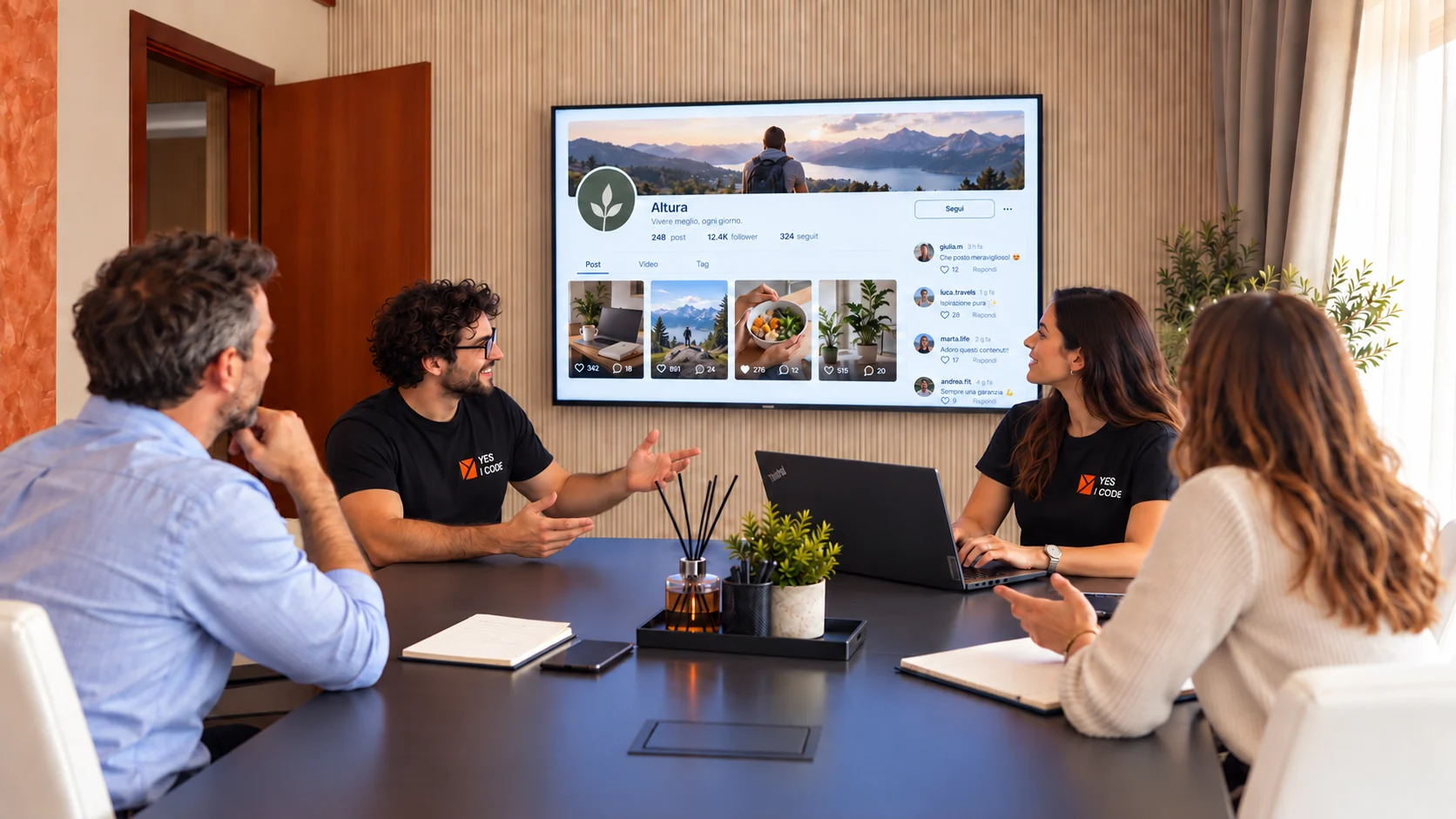 Social media e content